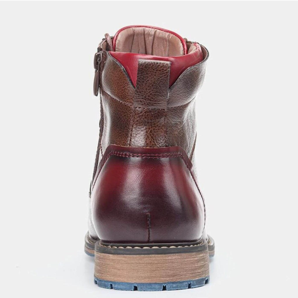 Vincent | Bottines à Lacets en Cuir