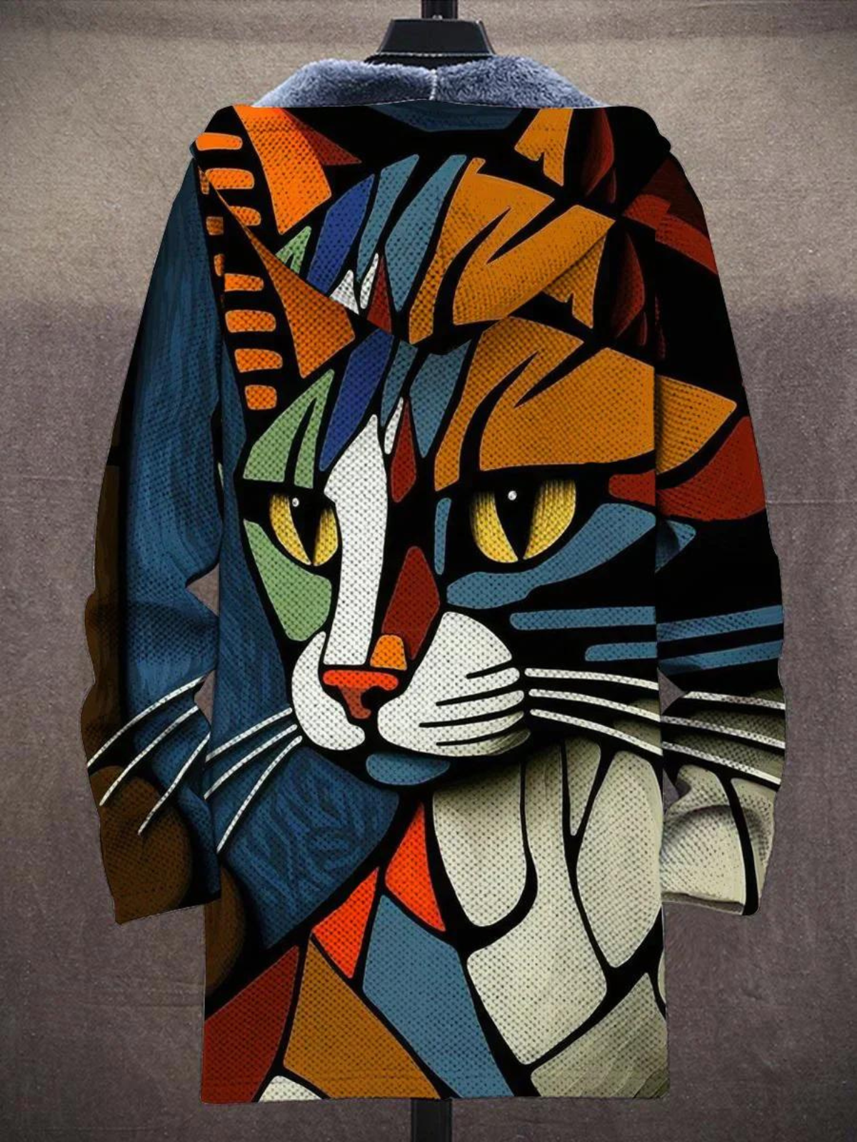 Apolline | Gilet à capuche artistique