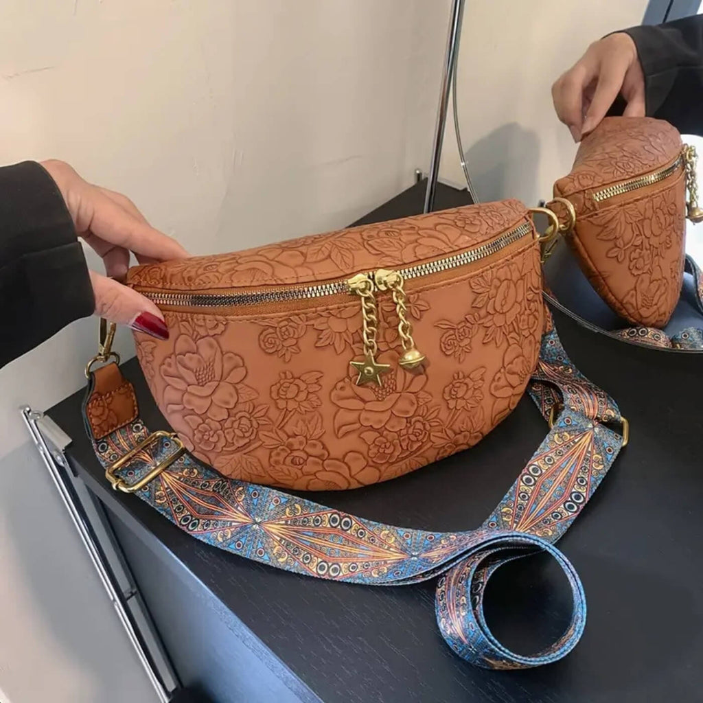 Noëlle | Sac Bandoulière Charme Gaufré