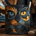 Chat Galactique | Panier à Linge Matelassé