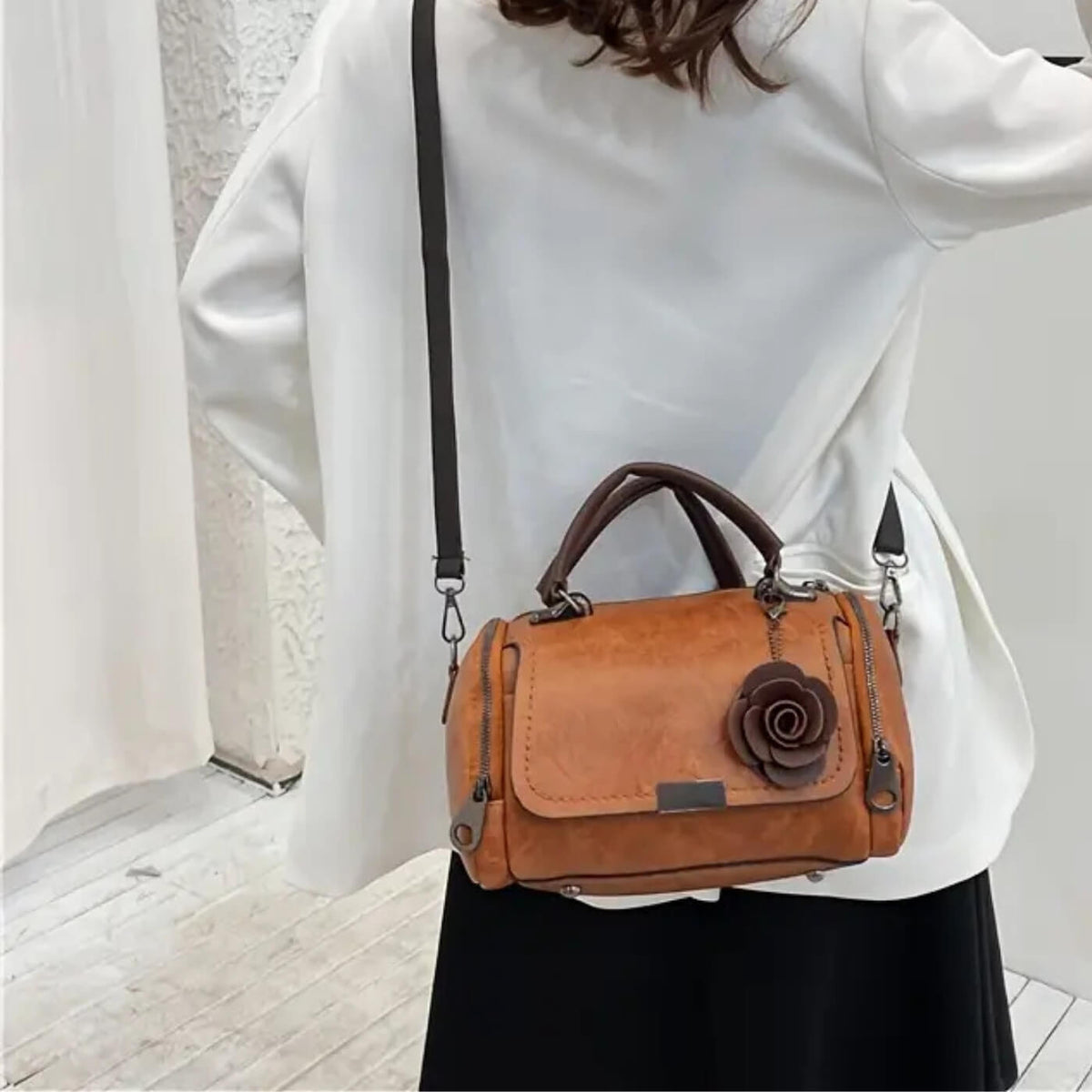 Valérie | Sac à Main à Touche Florale