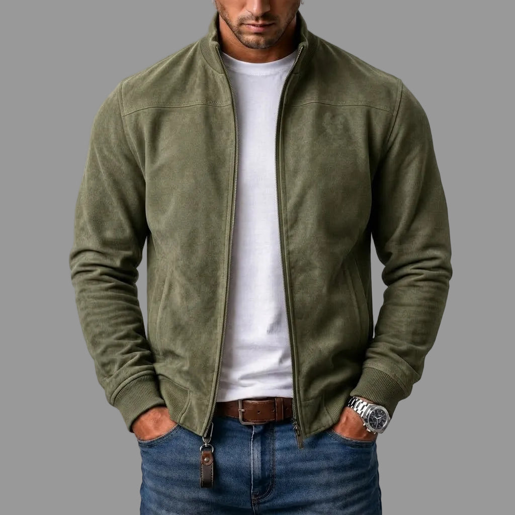 Corentin | Blouson Bomber Effet Daim