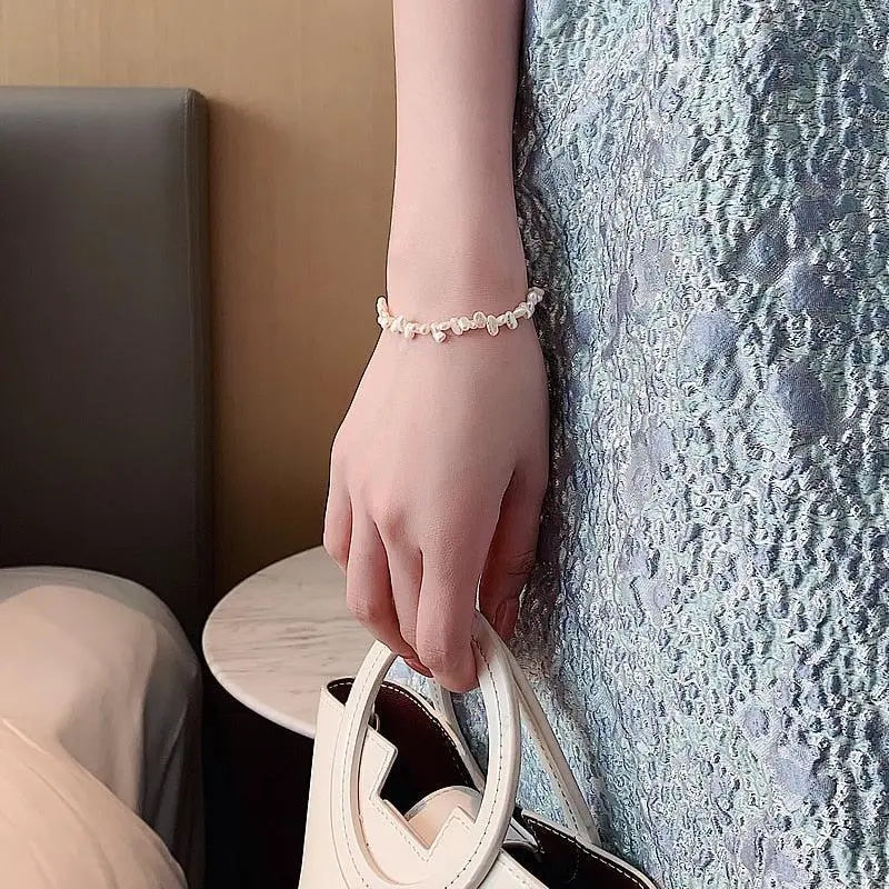 Blanche™ | Bracelet de Perles Classique