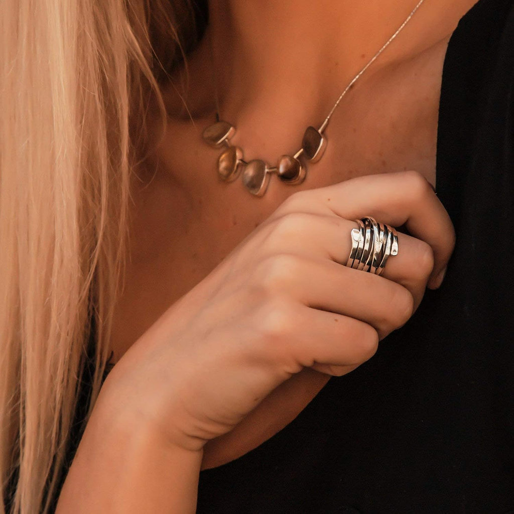 Clara | Bague Vintage Argentée Élégante