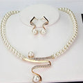 Philomène | Parure Collier et Boucles d'Oreilles en Perles Naturelles