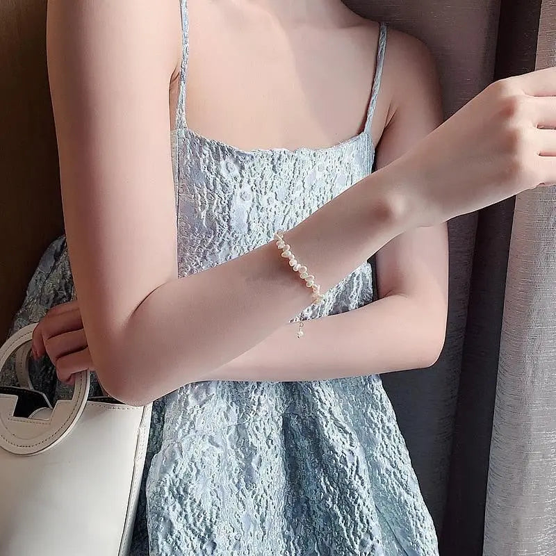 Blanche™ | Bracelet de Perles Classique