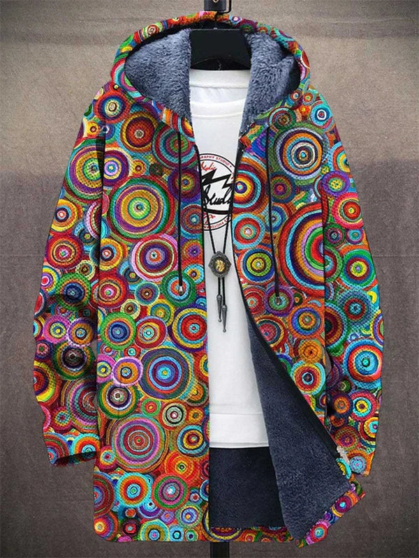Léonie | Gilet à capuche artistique