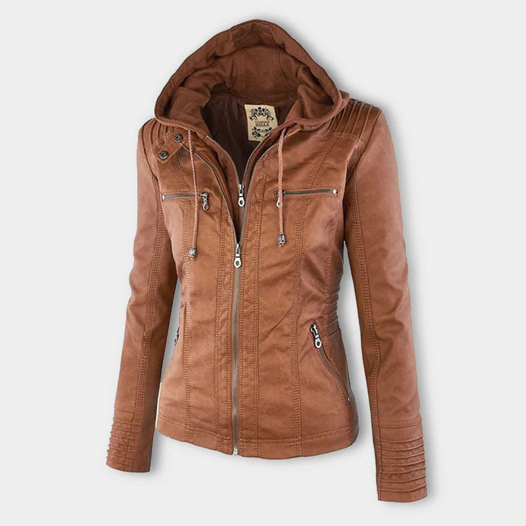Nadine | Veste Biker Effet Cuir