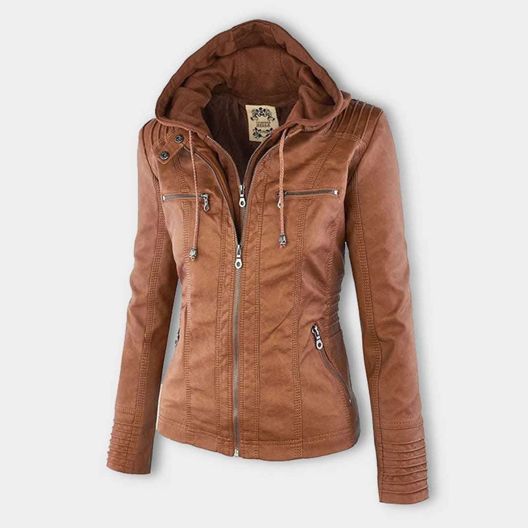Nadine | Veste Biker Effet Cuir