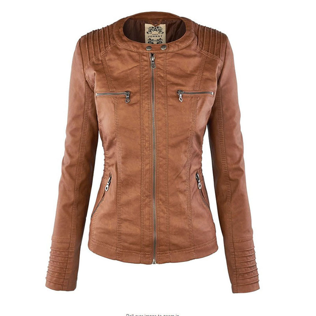 Nadine | Veste Biker Effet Cuir