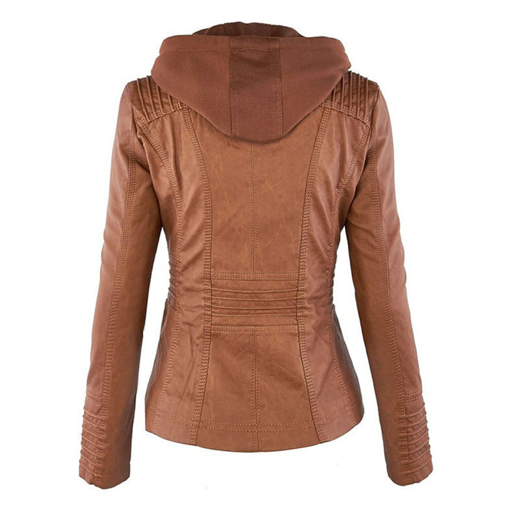Nadine | Veste Biker Effet Cuir