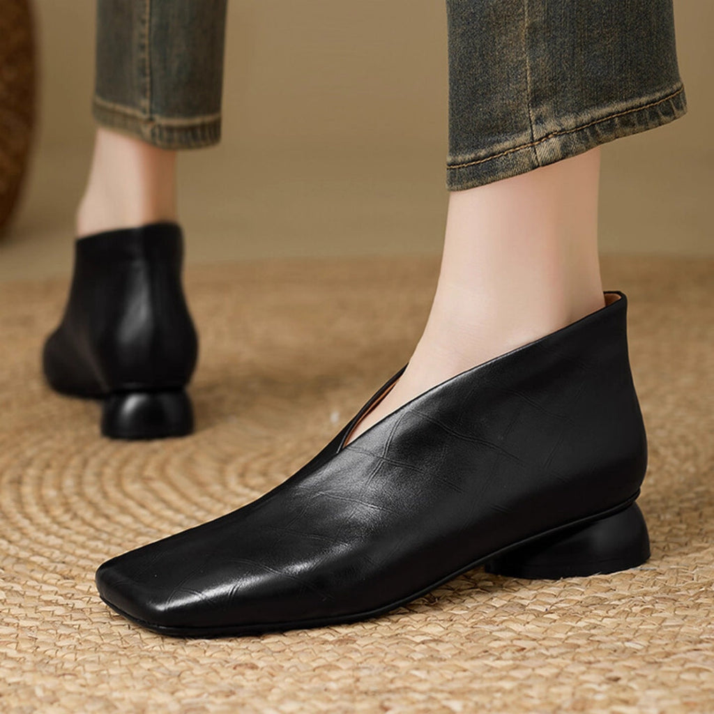 Rachel - Bottines à Bout Carré