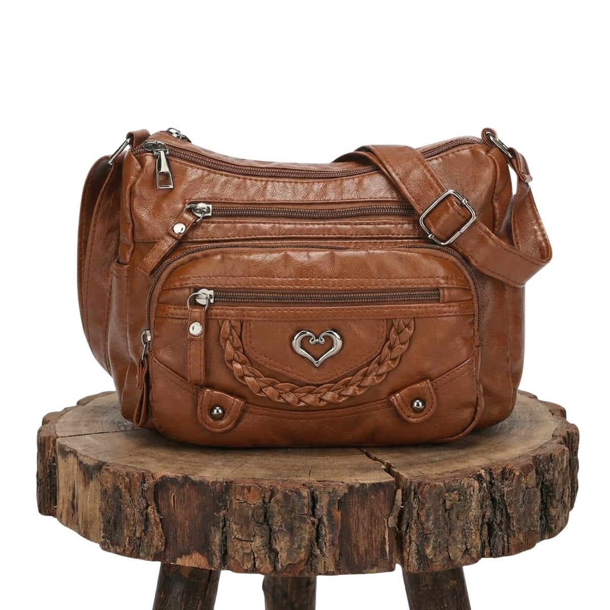 Louise | Sac Bandoulière Charme Tressé