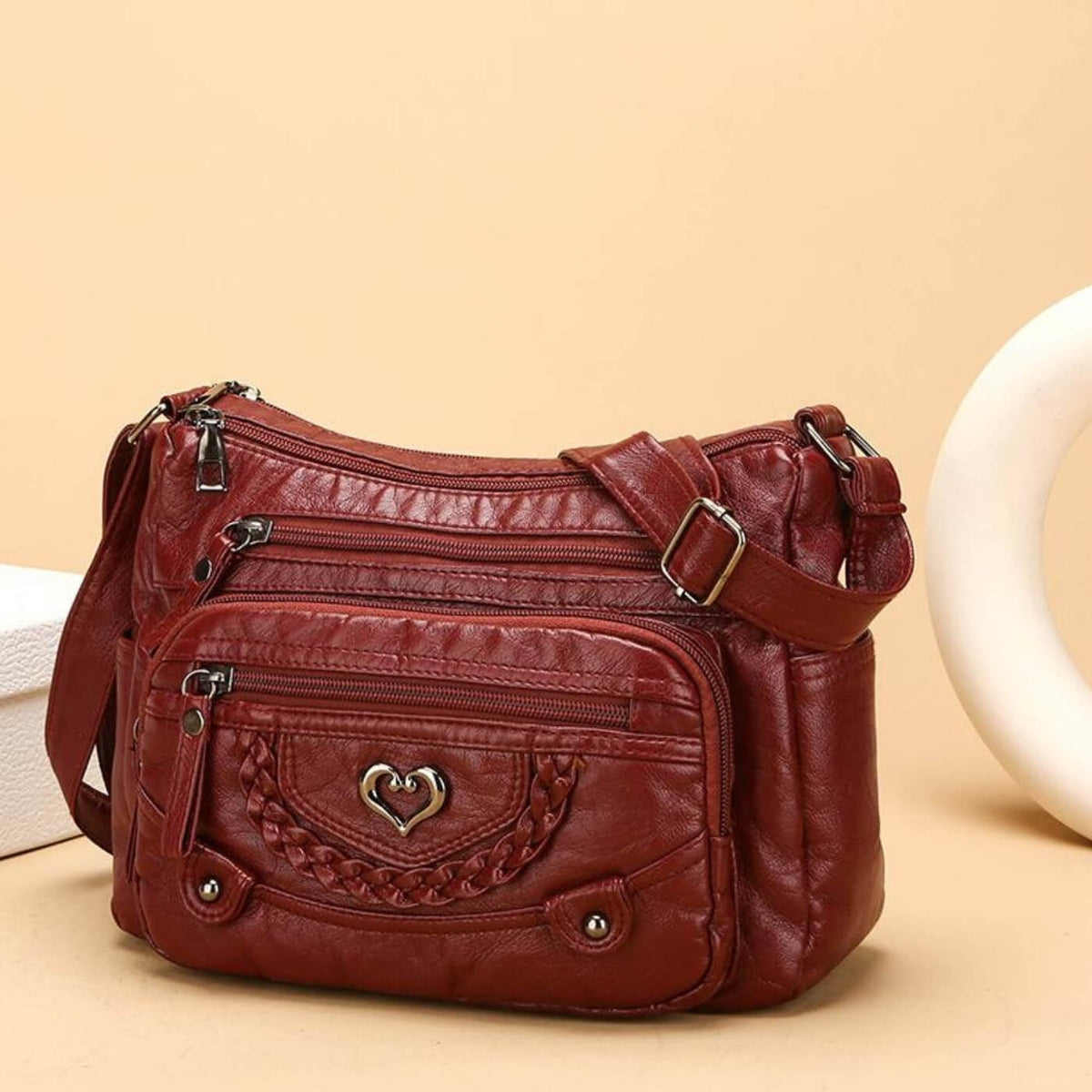 Louise | Sac Bandoulière Charme Tressé