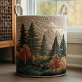 Forêt | Panier à Linge Matelassé