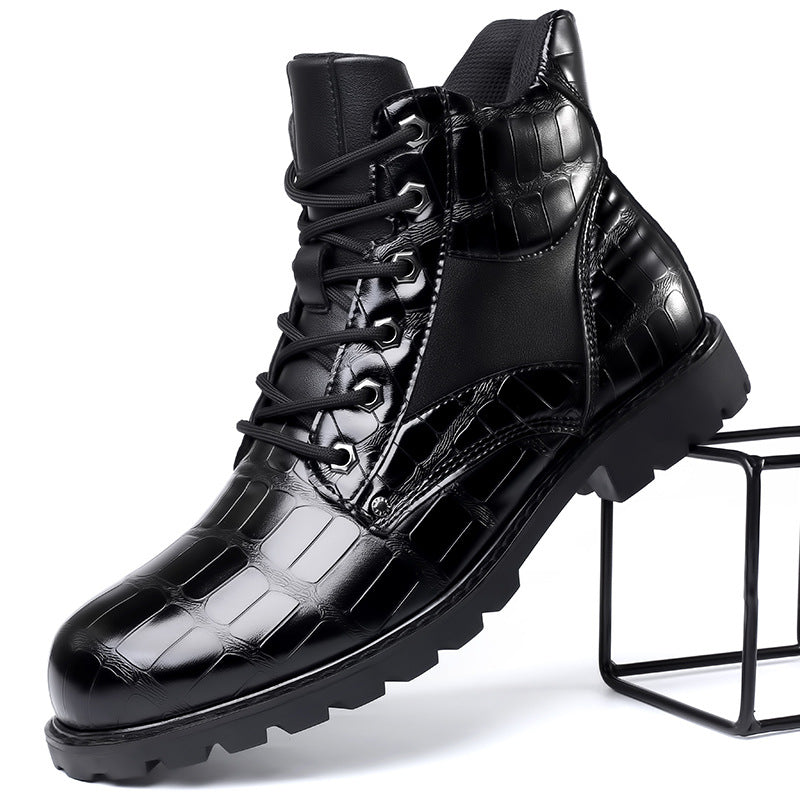 Félix | Bottines en Cuir Effet Croco