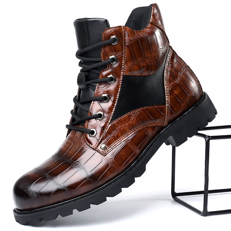Félix | Bottines en Cuir Effet Croco