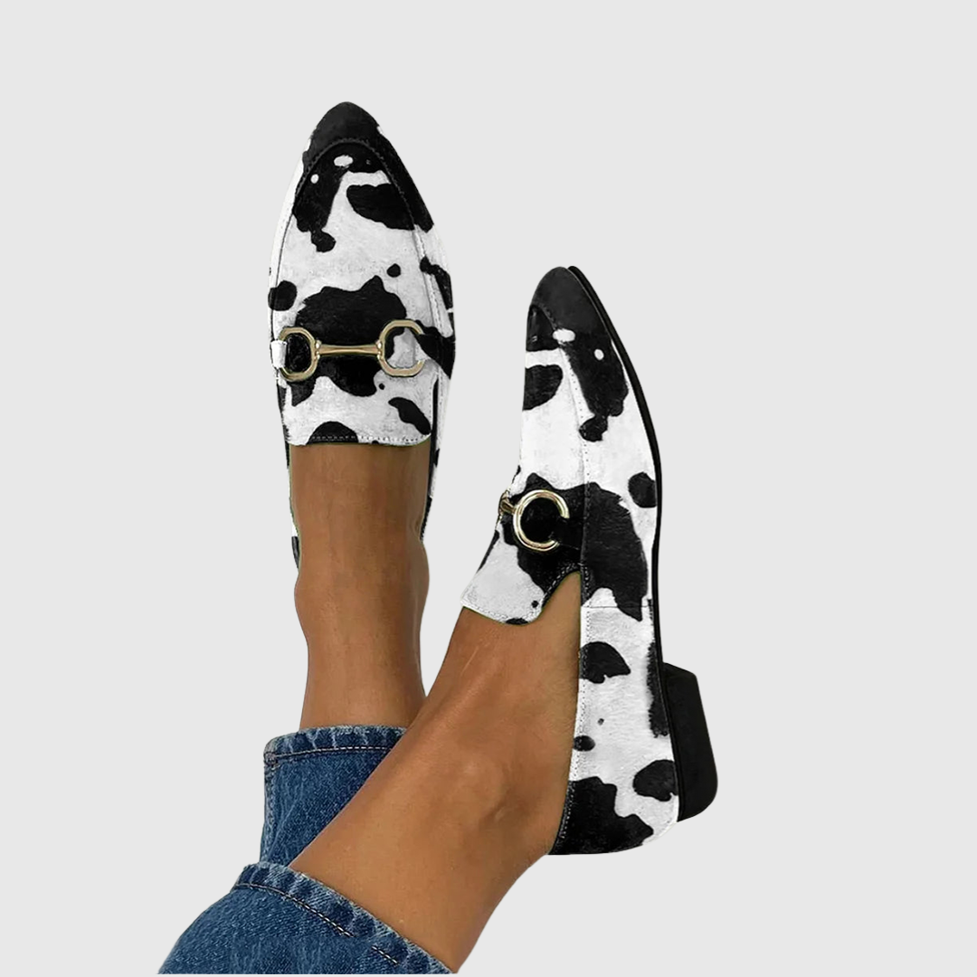 Flavienne | Mocassins Imprimés à Boucle
