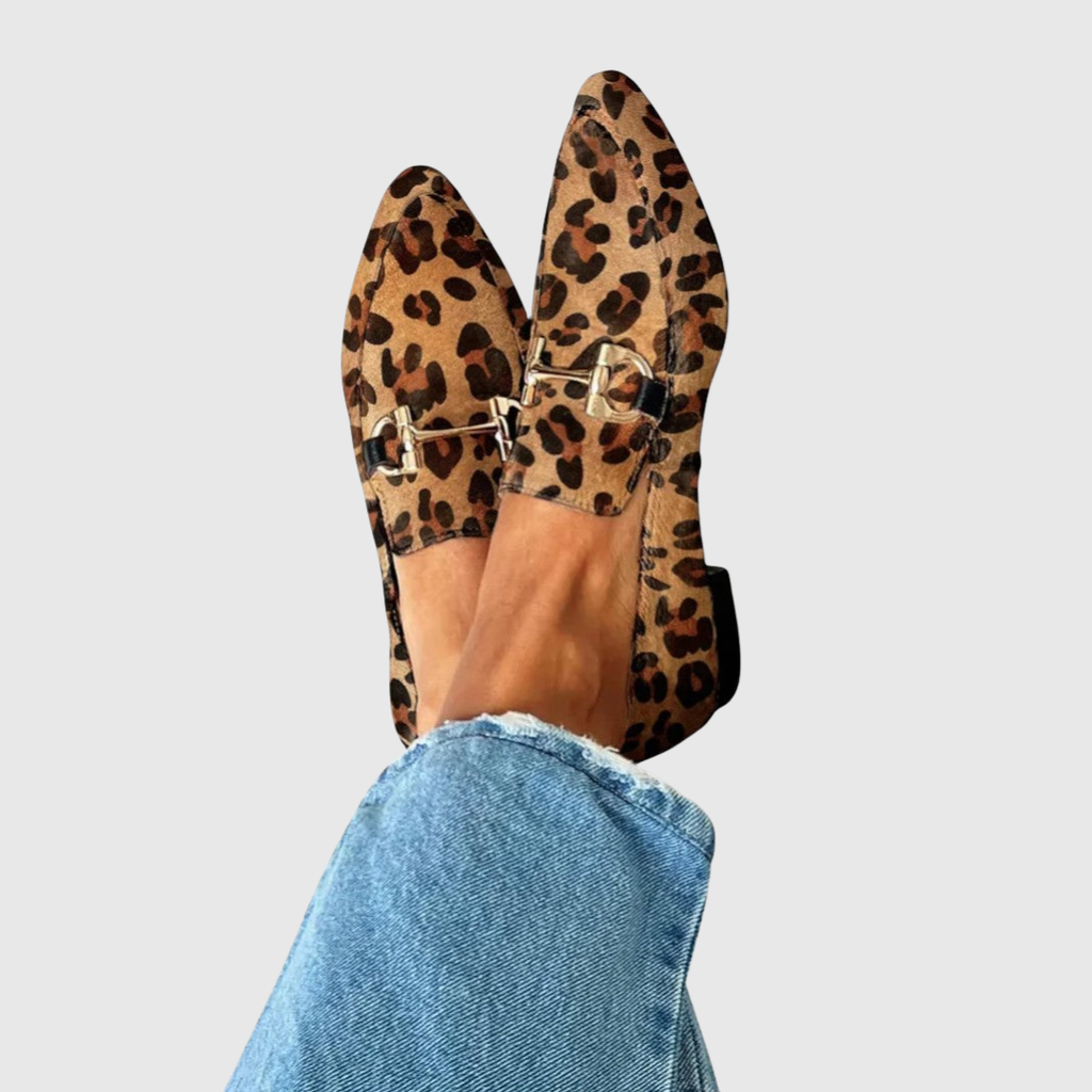 Léonore | Mocassins Élégants Imprimé Léopard