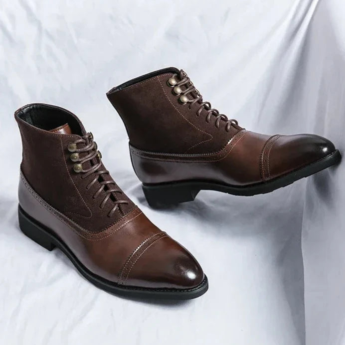 Octave | Bottines à Lacets en Cuir