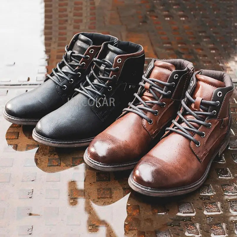 Maxime | Bottines Montantes en Cuir
