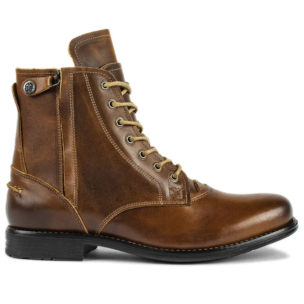 Hector | Bottines à Lacets en Cuir