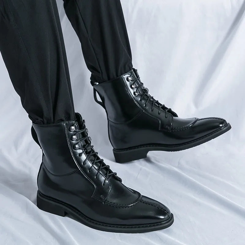 Mathis | Bottines à Lacets en Cuir