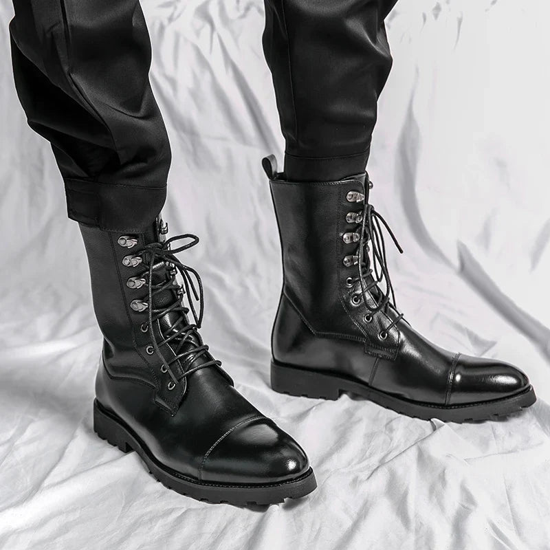 Honoré | Bottines à Lacets en Cuir