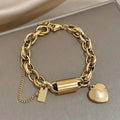 Chloé | Bracelet à Breloque Cœur Doré