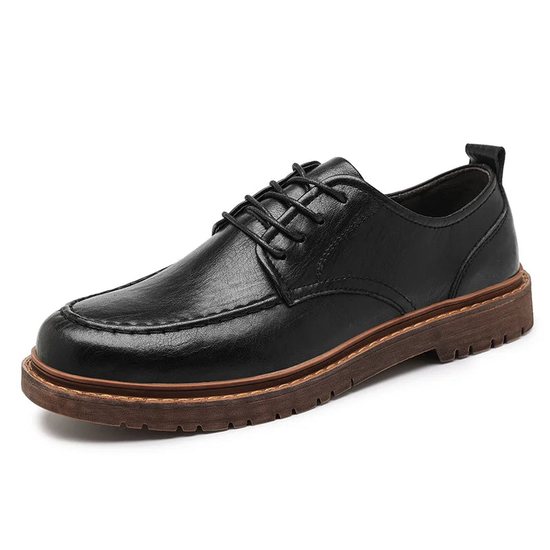 Thibault | Baskets Style Richelieu en Cuir