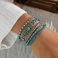 Arlette | Set de Bracelets à Perles Turquoise