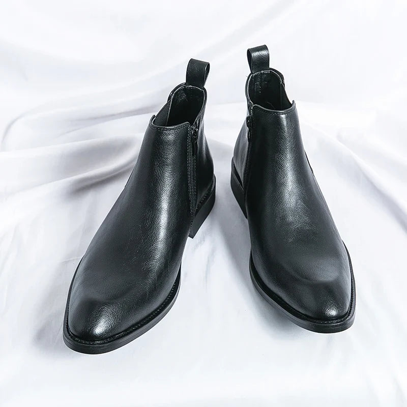 Philippe | Bottines Chelsea Zippées en Cuir