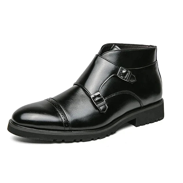 Jules | Bottines en Cuir à Double Boucle