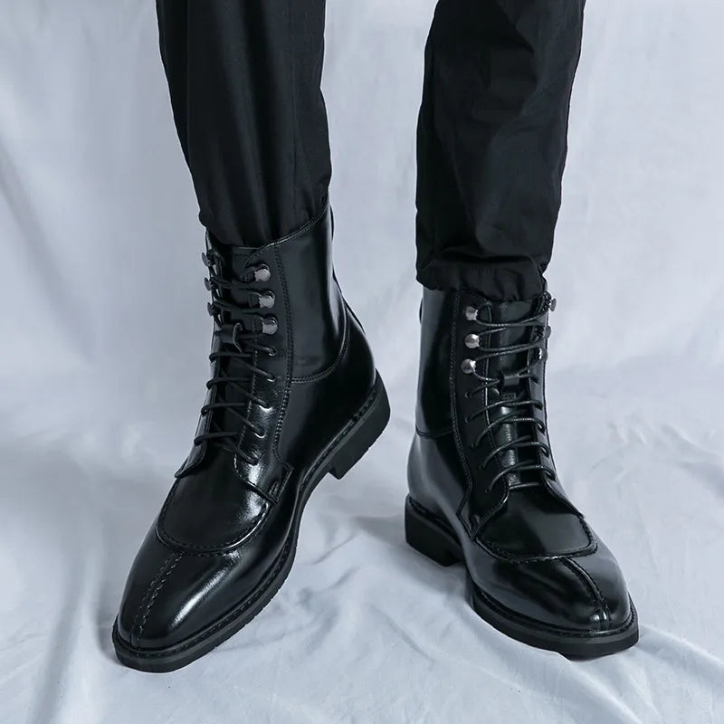 Mathis | Bottines à Lacets en Cuir