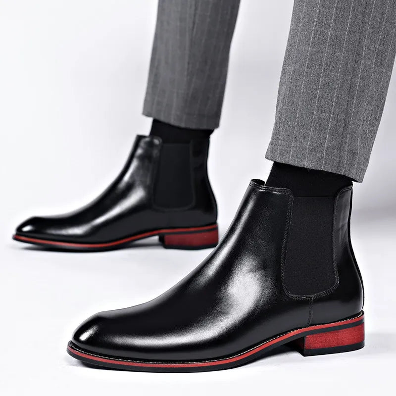 Clément | Bottines Chelsea en Cuir Véritable