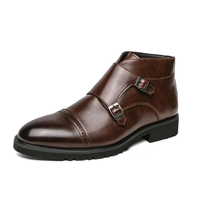 Jules | Bottines en Cuir à Double Boucle