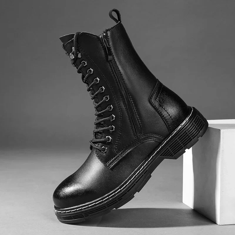 Germain | Bottines en Cuir Pleine Fleur