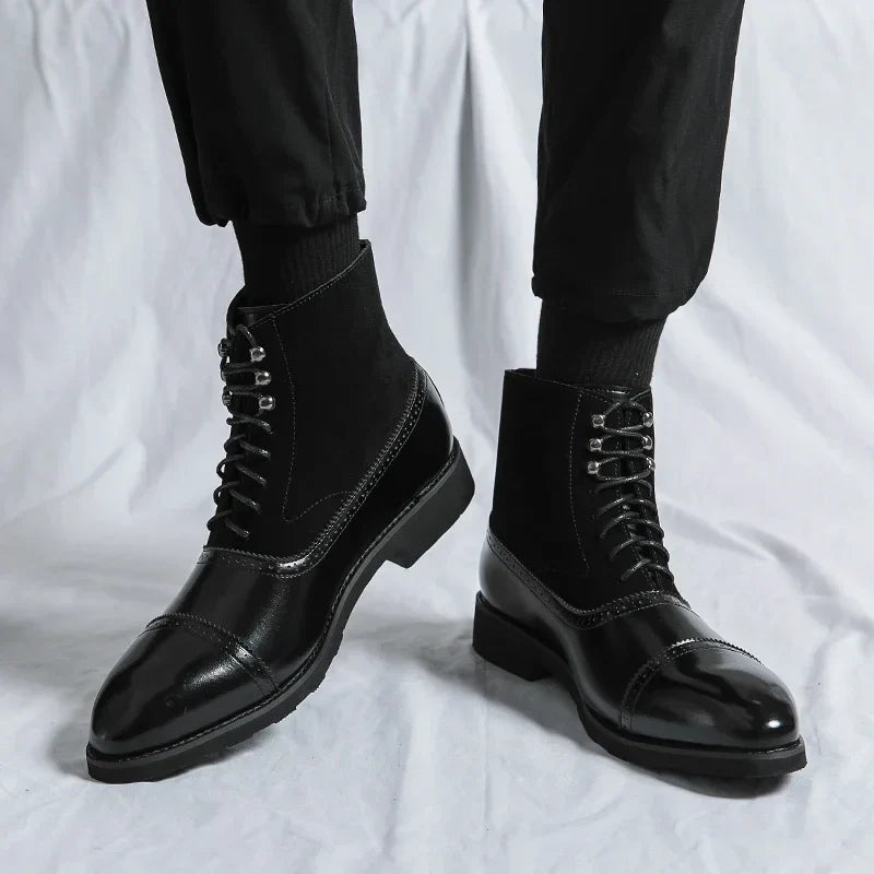 Octave | Bottines à Lacets en Cuir