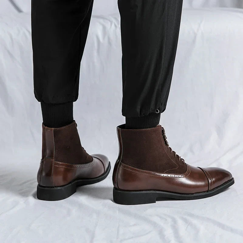 Octave | Bottines à Lacets en Cuir