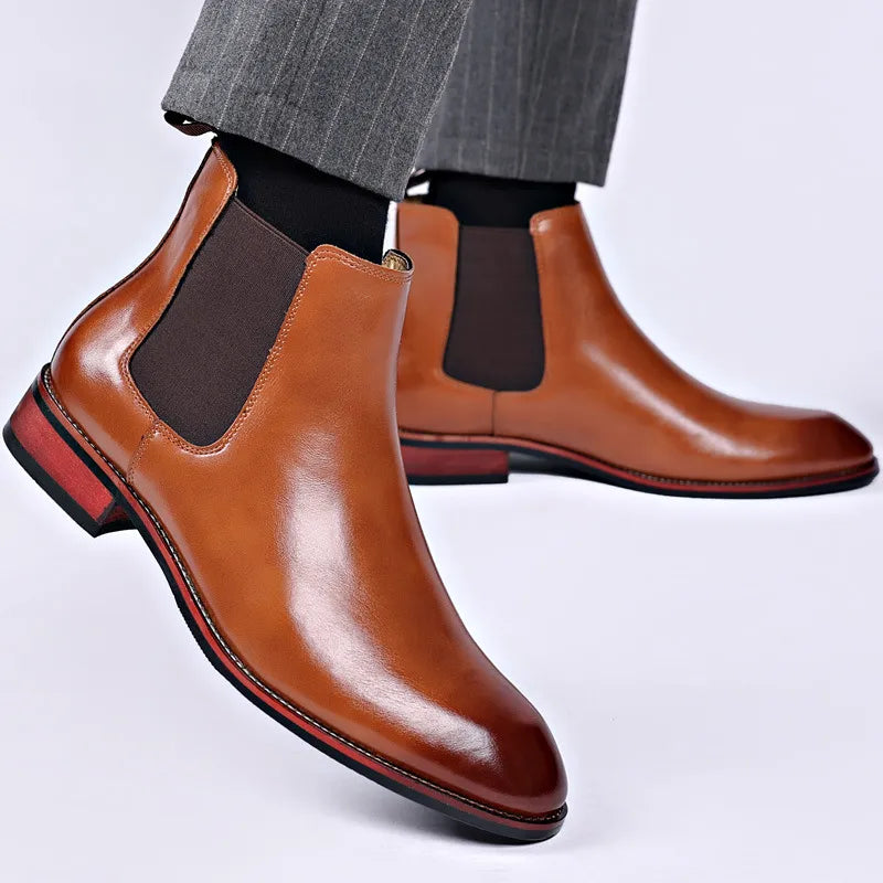Clément | Bottines Chelsea en Cuir Véritable