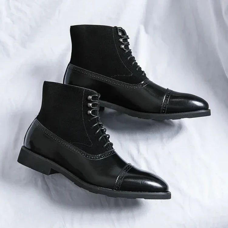 Octave | Bottines à Lacets en Cuir