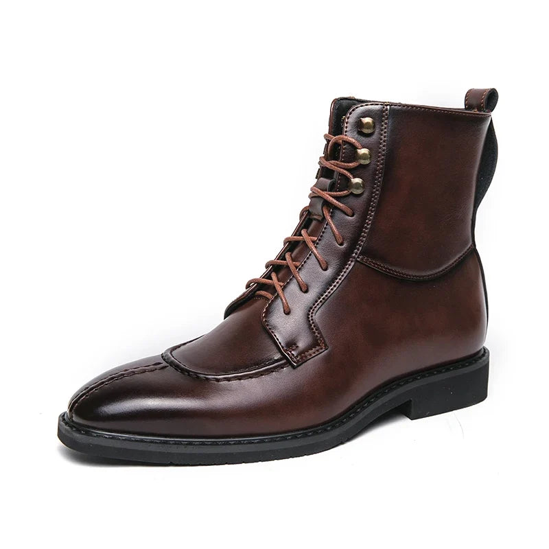 Mathis | Bottines à Lacets en Cuir