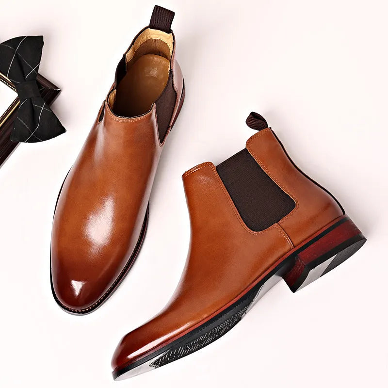 Clément | Bottines Chelsea en Cuir Véritable