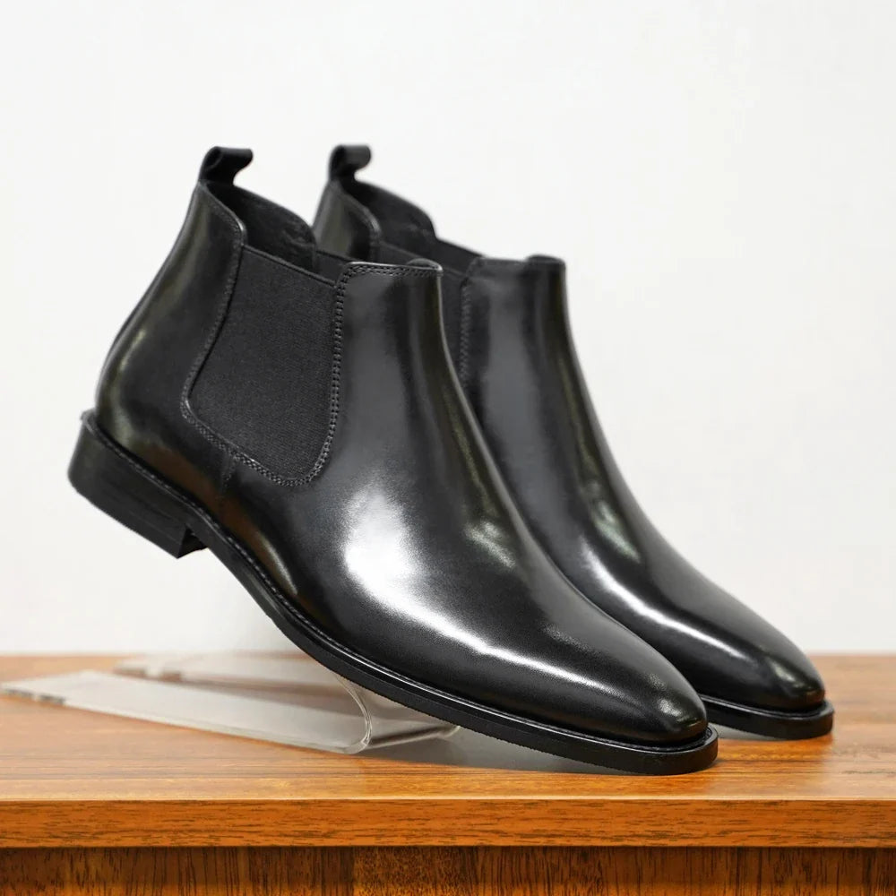 Bertrand | Bottines Chelsea en Cuir Véritable