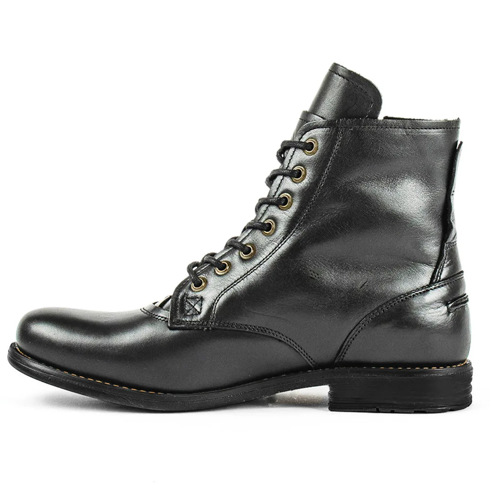 Hector | Bottines à Lacets en Cuir