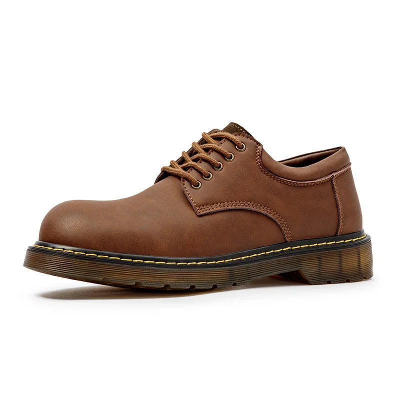 Quentin | Bottines de Travail Derby en Cuir Véritable