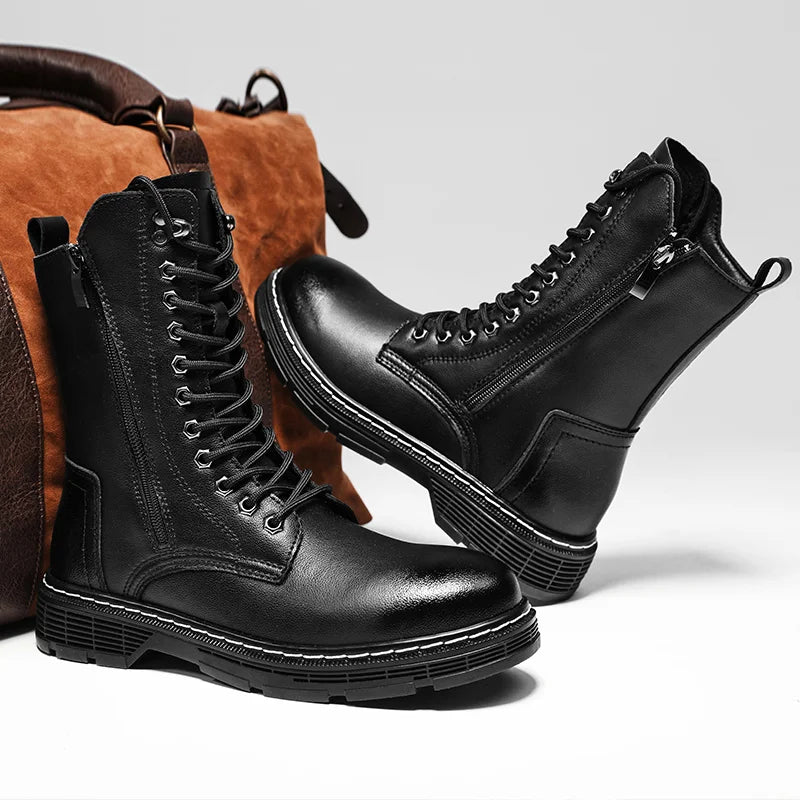 Germain | Bottines en Cuir Pleine Fleur