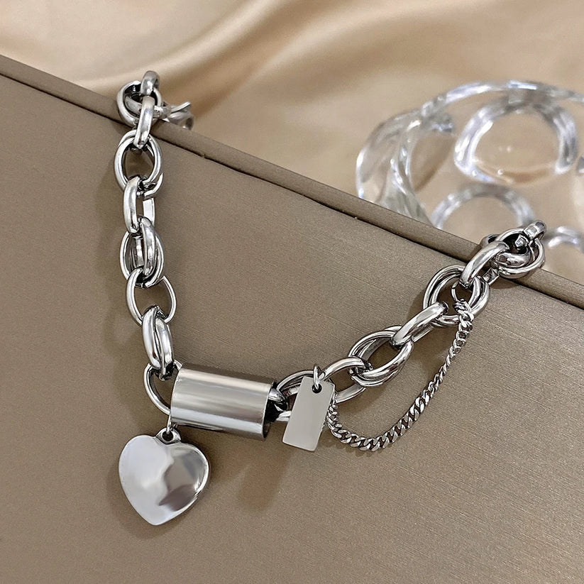 Chloé | Bracelet à Breloque Cœur Doré