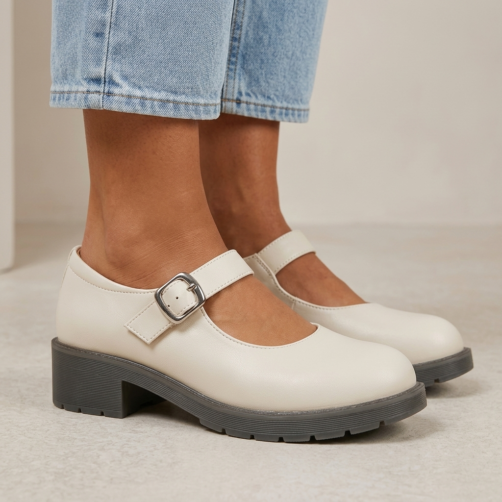 Marie-Anne - Derbies Babies en Cuir Brillant