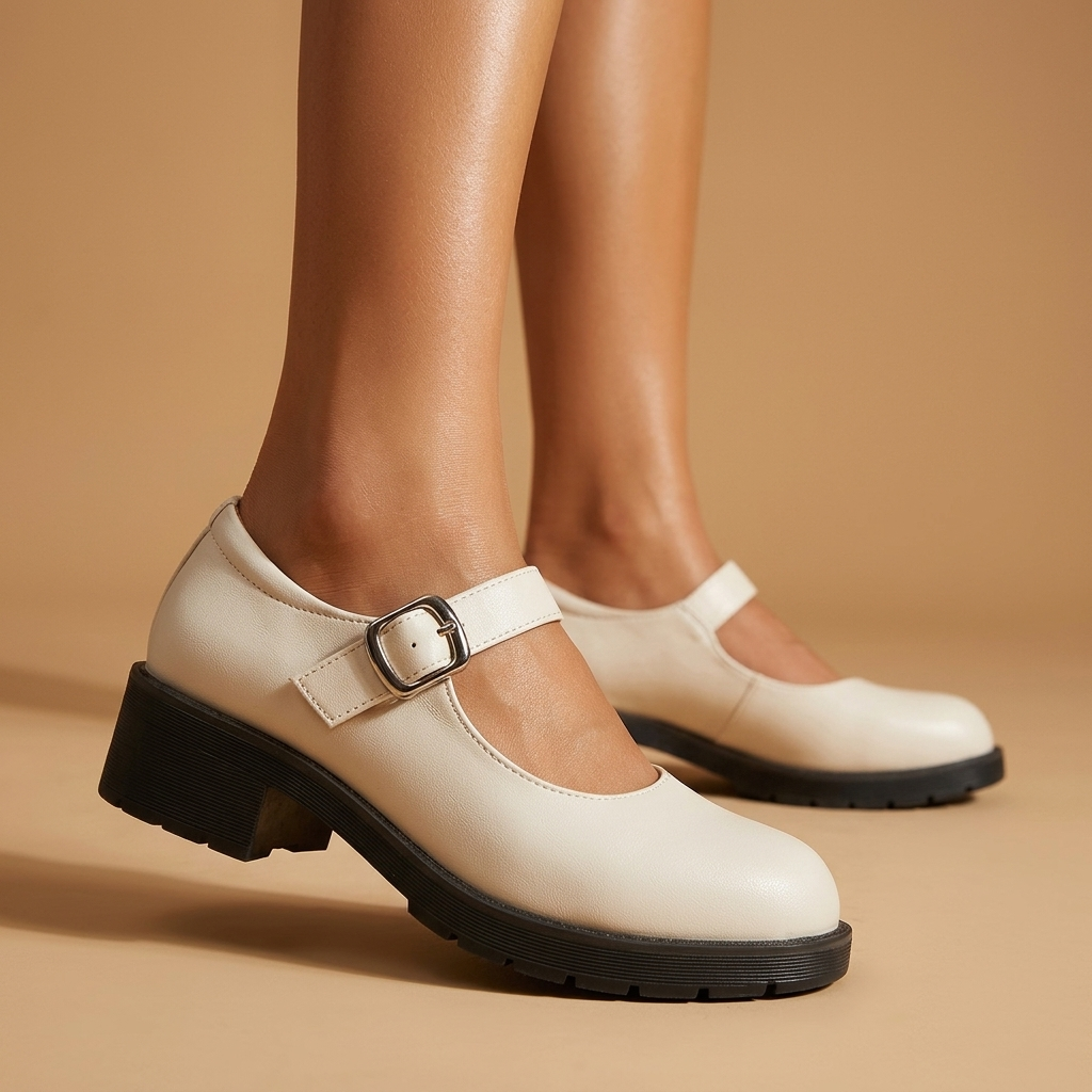 Marie-Anne - Derbies Babies en Cuir Brillant
